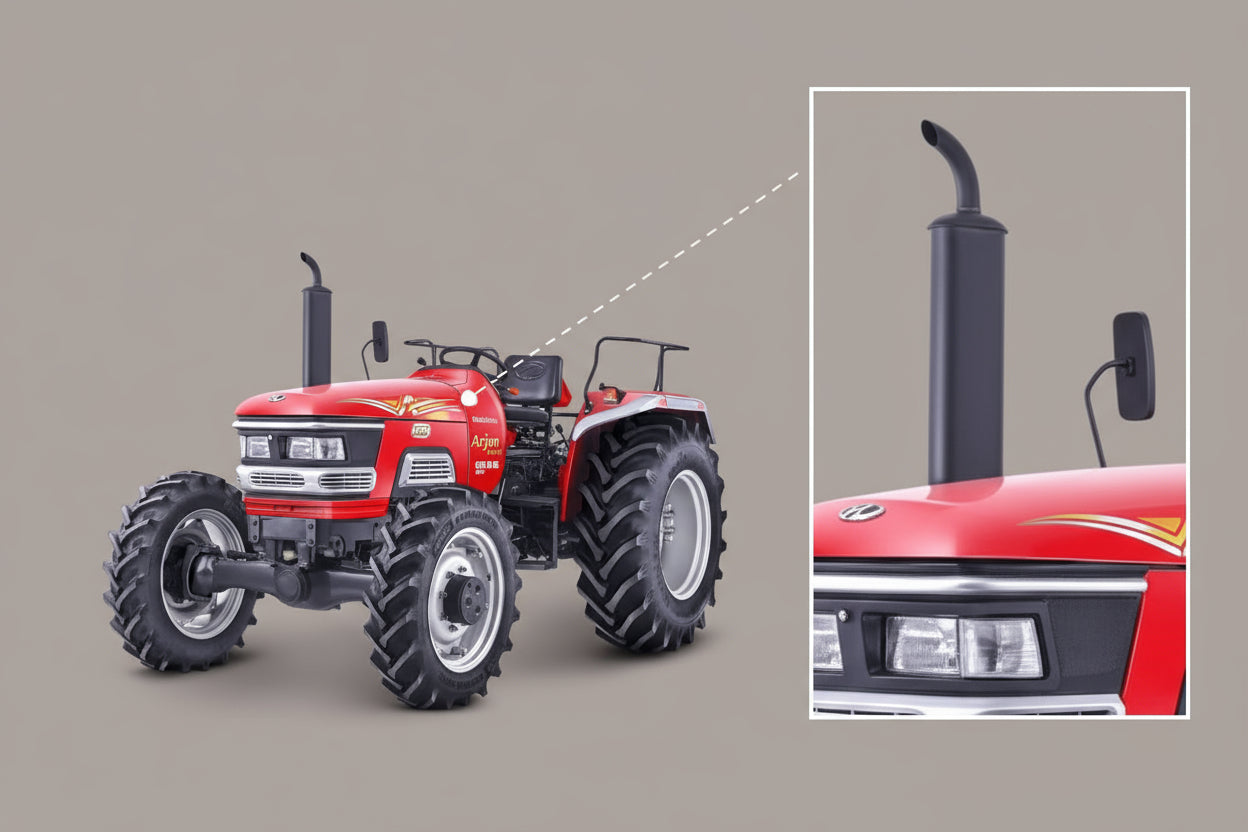 Mahindra Arjun tractor silencer | Genuine Replacement part